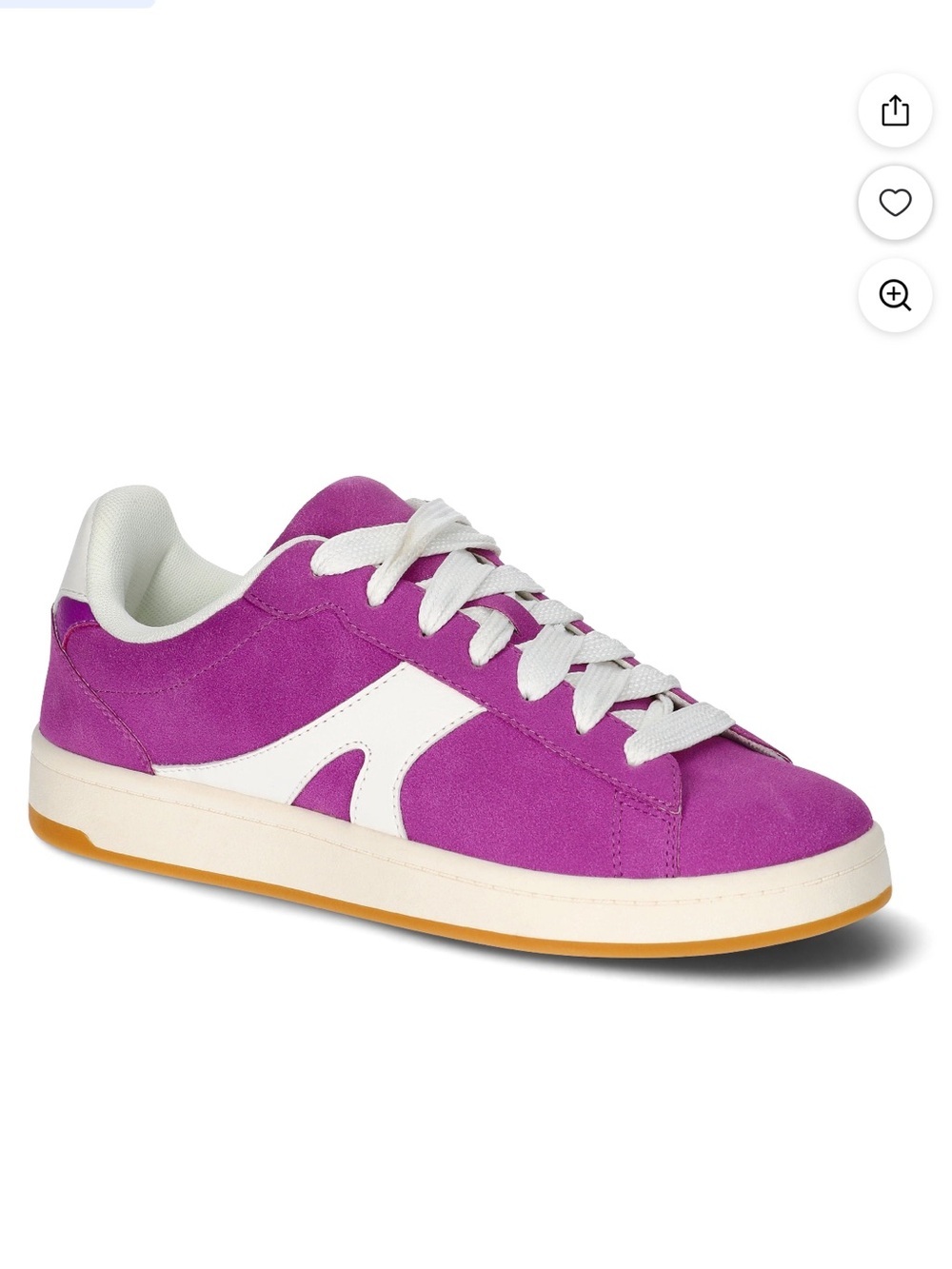 No Boundaries Women’s Purple Lace Up Chunky Skater Sneakers SZ 8 New Casual